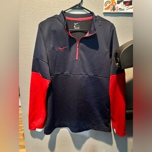 Nike half zip pullover size small